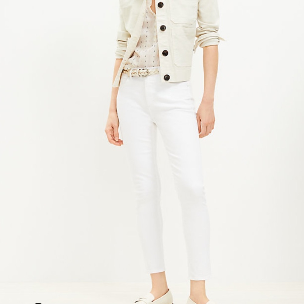 White skinny Jeans